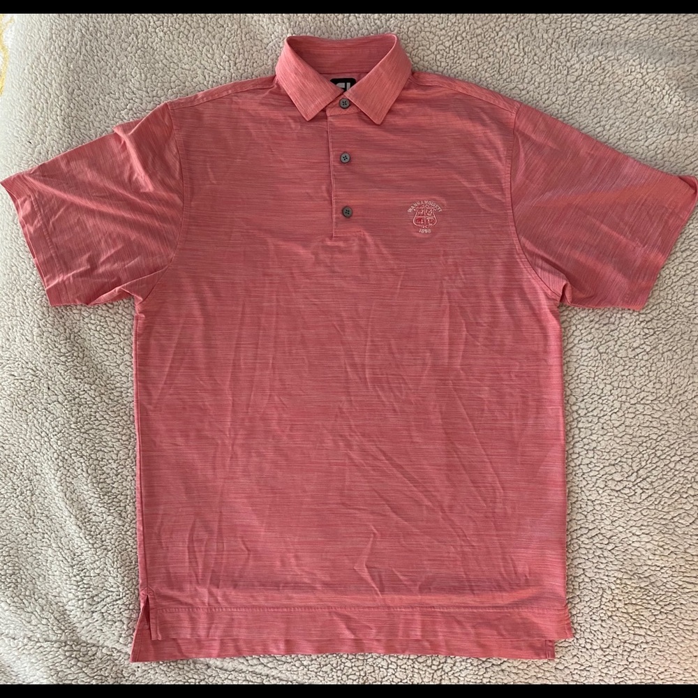 Footjoy Wannamoisett CC logo Golf Polo